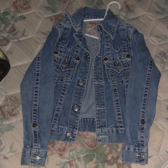 Vintage True Religion Girls Jean Jacket